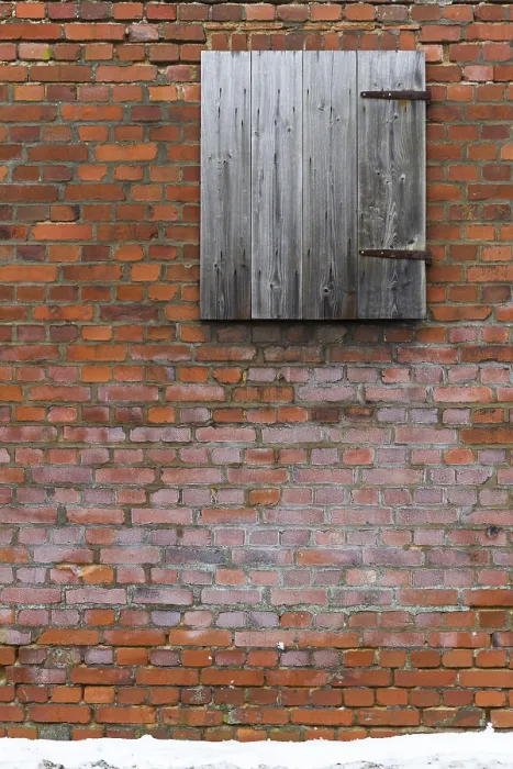 Gerahmter Druck : Backsteinmauer Gerahmter Druck : Backsteinmauer