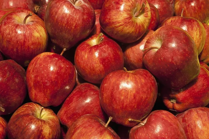 Gerahmter Druck : Rote Delicious Äpfel Gerahmter Druck : Rote Delicious Äpfel