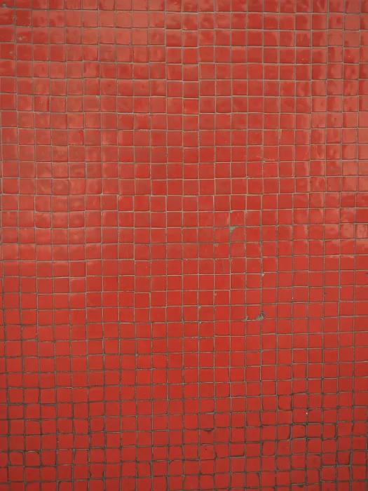 Gerahmter Druck : Roter Mosaiktextur Gerahmter Druck : Roter Mosaiktextur