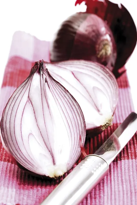 Gerahmter Druck : Rote Zwiebeln Gerahmter Druck : Rote Zwiebeln