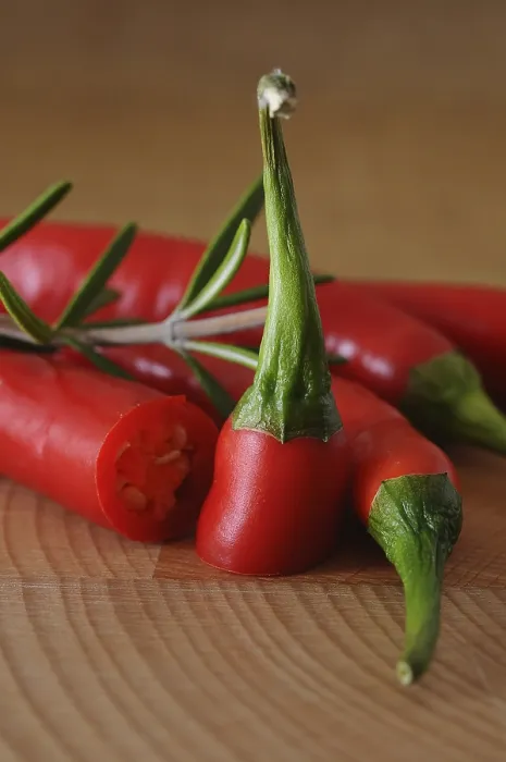 Gerahmter Druck : Rote Paprika Gerahmter Druck : Rote Paprika