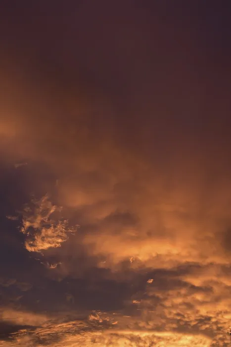 Gerahmter Druck : Rötliche Wolken am Abendhimmel. Gerahmter Druck : Rötliche Wolken am Abendhimmel.