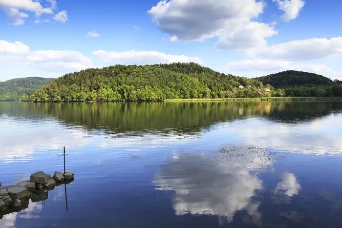 Gerahmter Druck : Spiegelsee Gerahmter Druck : Spiegelsee