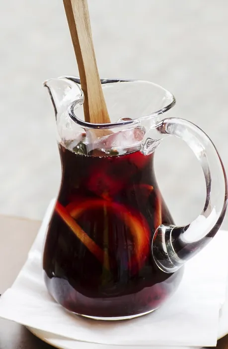 Gerahmter Druck : Erfrischende Sangria Gerahmter Druck : Erfrischende Sangria