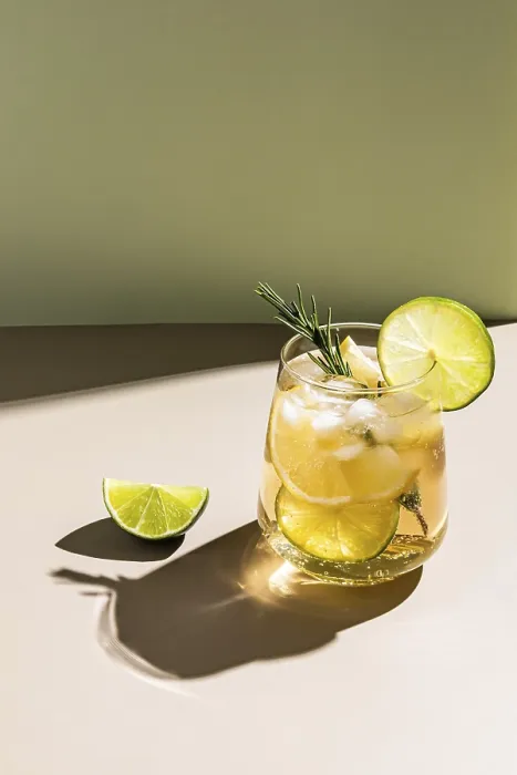 Gerahmter Druck : Ein erfrischender Sommer-Cocktail mit Eis. Gerahmter Druck : Ein erfrischender Sommer-Cocktail mit Eis.