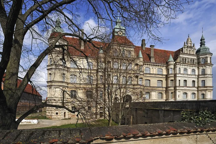 Gerahmter Druck : Schloss Güstrow der Renaissance Gerahmter Druck : Schloss Güstrow der Renaissance