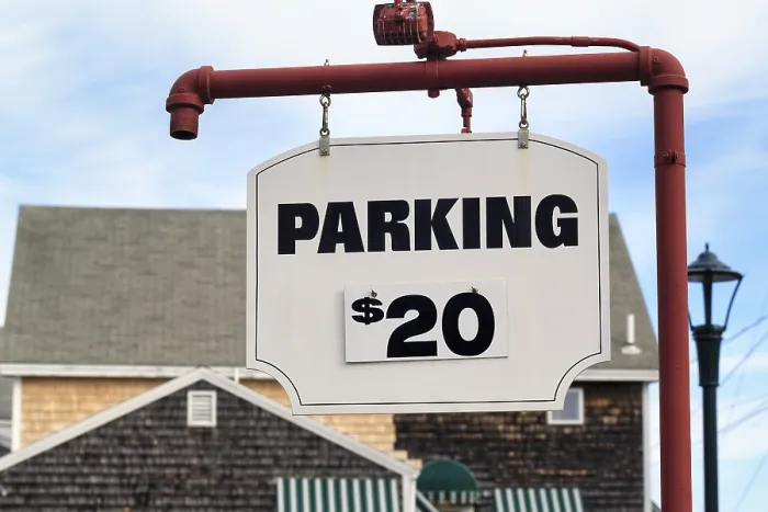 Gerahmter Druck : Ersatzparkgebührenschild, 20 $ Gerahmter Druck : Ersatzparkgebührenschild, 20 $