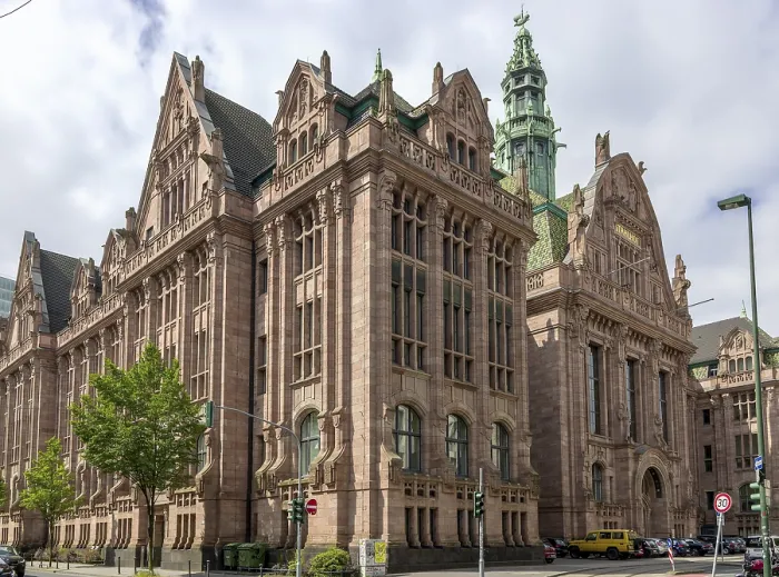 Gerahmter Druck : Repräsentatives Gebäude Stahlhof