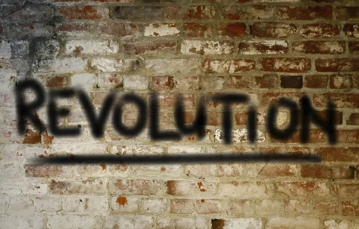 Gerahmter Druck : Revolution Konzept Gerahmter Druck : Revolution Konzept