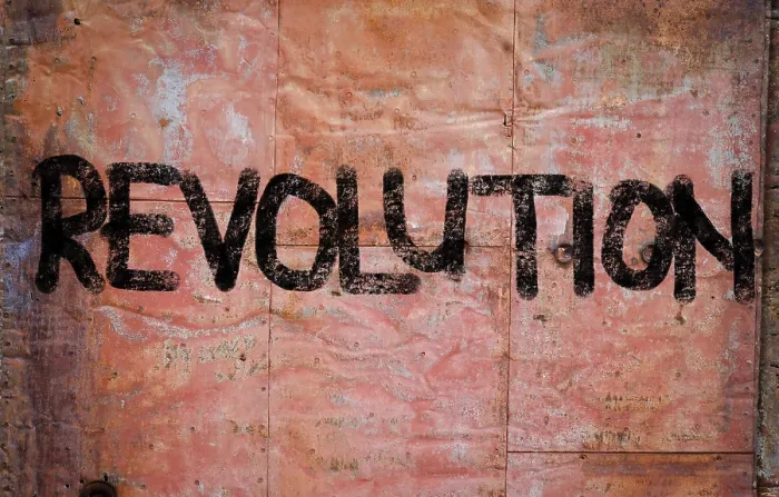 Gerahmter Druck : Revolution Konzept Gerahmter Druck : Revolution Konzept
