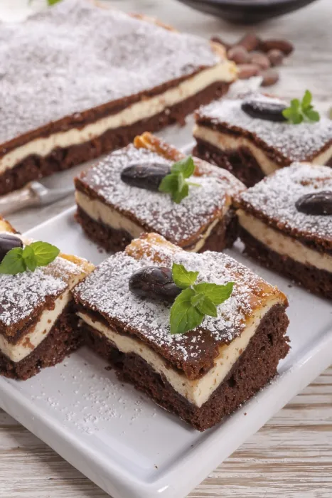 Gerahmter Druck : Rhabarberkuchen Gerahmter Druck : Rhabarberkuchen
