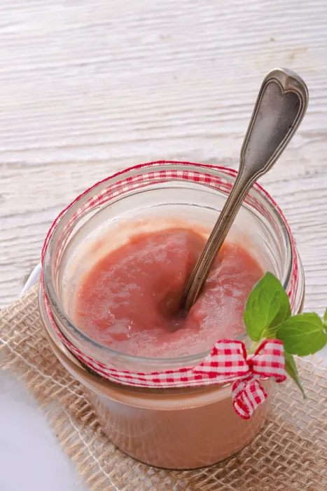 Gerahmter Druck : Rhabarbermarmelade Gerahmter Druck : Rhabarbermarmelade