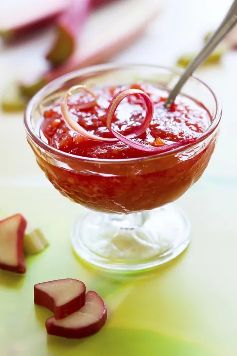 Gerahmter Druck : Rhabarbermarmelade Gerahmter Druck : Rhabarbermarmelade