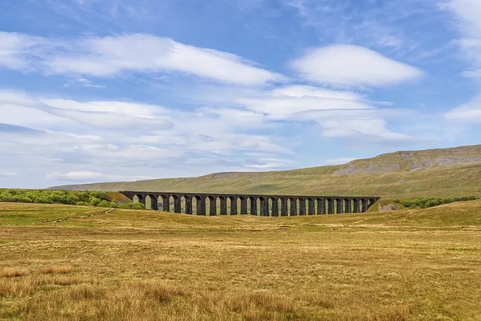Gerahmter Druck : Der Ribblehead Viadukt bei Ingleton