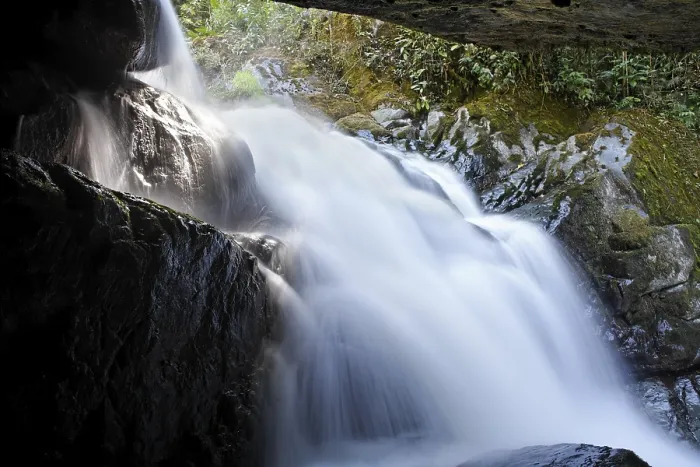 Gerahmter Druck : Rio Savegre, Wasserfall El Roque Gerahmter Druck : Rio Savegre, Wasserfall El Roque