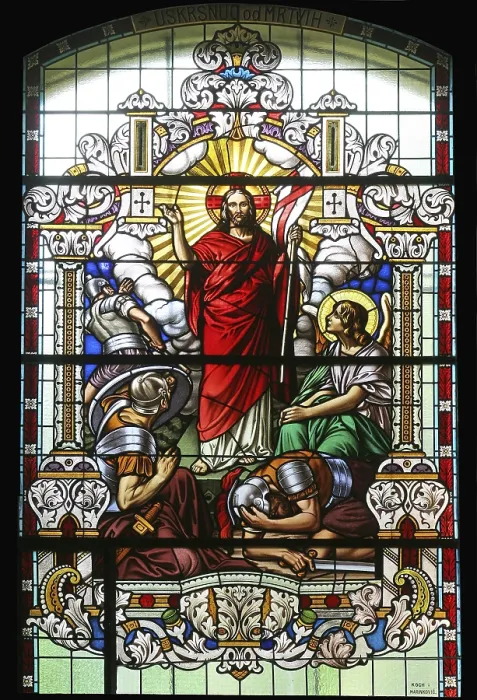 Gerahmter Druck : Auferstandener Christus Gerahmter Druck : Auferstandener Christus