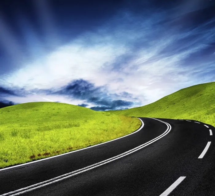 Gerahmter Druck : Road Gerahmter Druck : Road