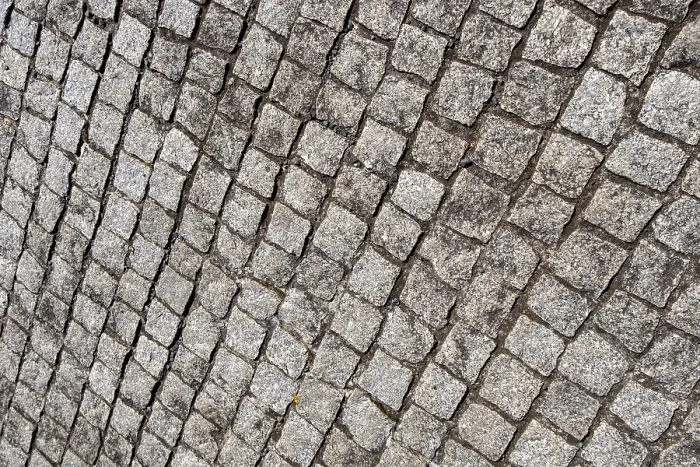 Gerahmter Druck : Straßenpflasterung Gerahmter Druck : Straßenpflasterung