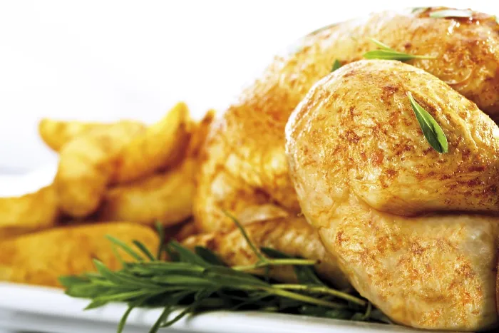 Gerahmter Druck : Röstchicken Gerahmter Druck : Röstchicken