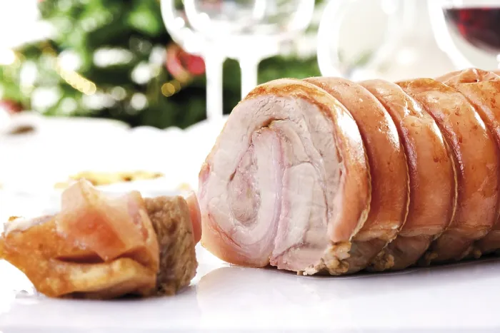 Gerahmter Druck : Gekochter Schweinebraten