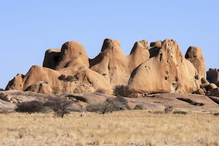Gerahmter Druck : Felsformationen bei Spitzkoppe, Namibia Gerahmter Druck : Felsformationen bei Spitzkoppe, Namibia