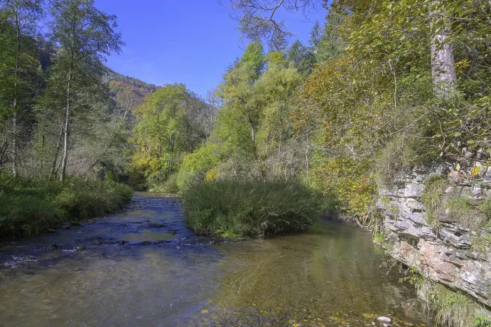 Gerahmter Druck : Fels und Fluss in der Raabklamm Gerahmter Druck : Fels und Fluss in der Raabklamm