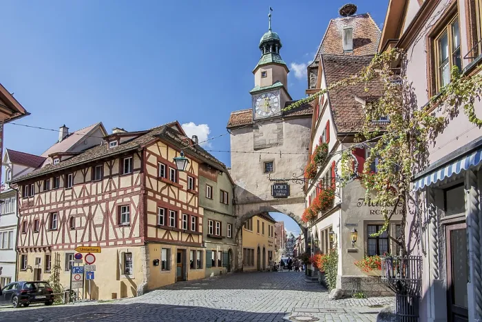 Gerahmter Druck : Roderbogen und Markusturm Gerahmter Druck : Roderbogen und Markusturm