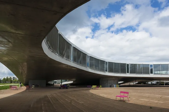 Gerahmter Druck : Rolex Learning Centre, Architekten SANAA Gerahmter Druck : Rolex Learning Centre, Architekten SANAA
