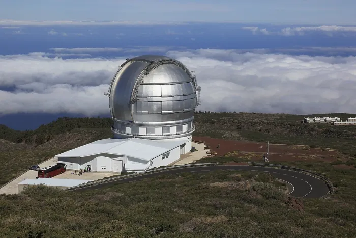 Gerahmter Druck : Observatorium Roque de los Muchachos Gerahmter Druck : Observatorium Roque de los Muchachos