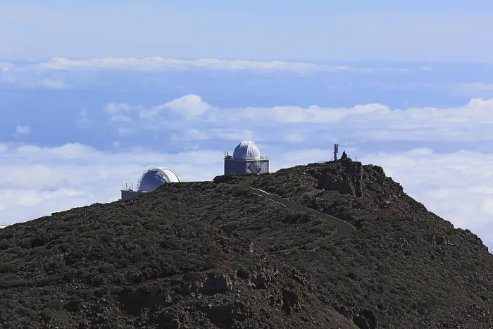 Gerahmter Druck : Observatorium Roque de los Muchachos Gerahmter Druck : Observatorium Roque de los Muchachos