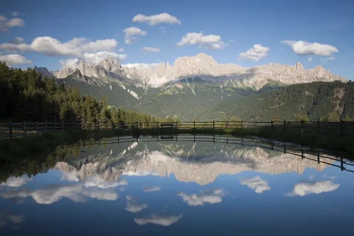 Gerahmter Druck : Rosengarten, Spiegelung in einem See. Gerahmter Druck : Rosengarten, Spiegelung in einem See.