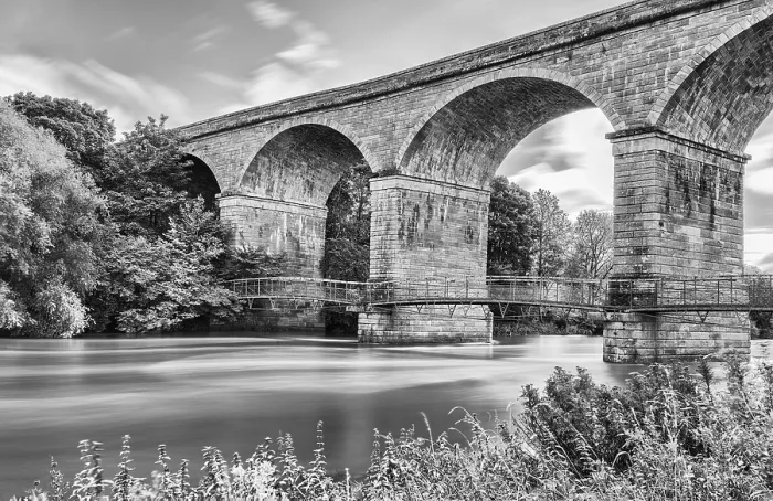 Gerahmter Druck : Roxburgh Viadukt über den Teviot River Gerahmter Druck : Roxburgh Viadukt über den Teviot River