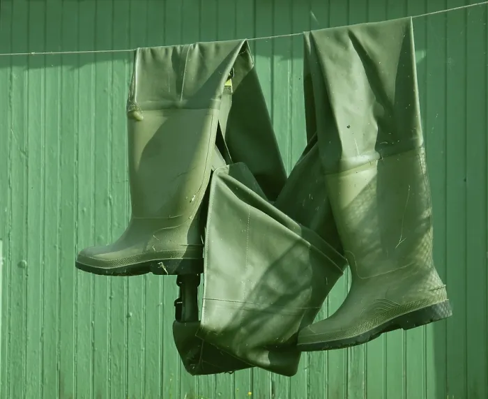 Gerahmter Druck : Gummistiefel, Watties Gerahmter Druck : Gummistiefel, Watties