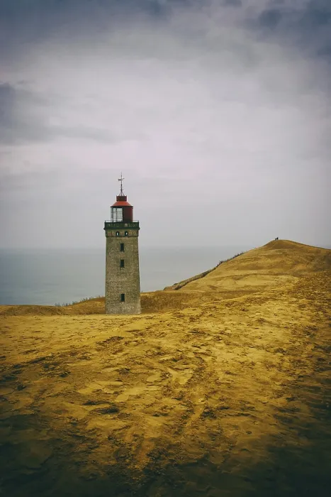 Gerahmter Druck : Leuchtturm Rubjerg Knude Gerahmter Druck : Leuchtturm Rubjerg Knude