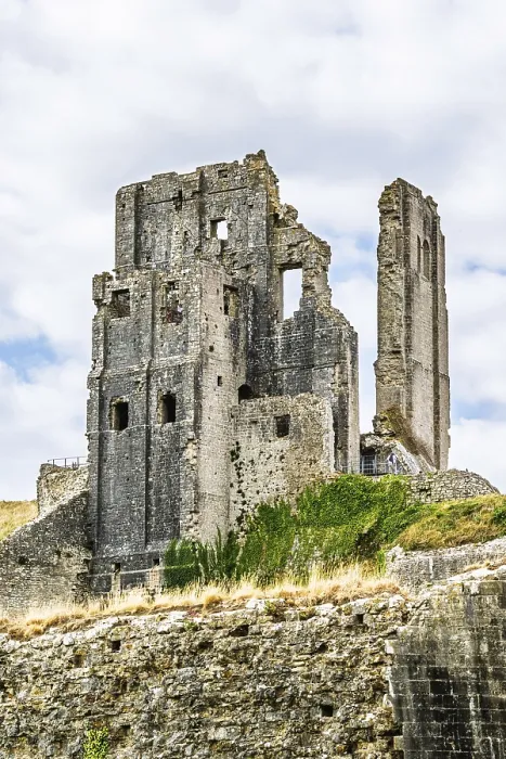 Gerahmter Druck : Ruinen von Corfe Castle, Wareham Gerahmter Druck : Ruinen von Corfe Castle, Wareham