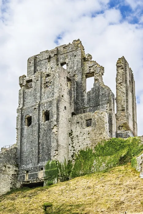 Gerahmter Druck : Ruinen von Corfe Castle, Wareham Gerahmter Druck : Ruinen von Corfe Castle, Wareham