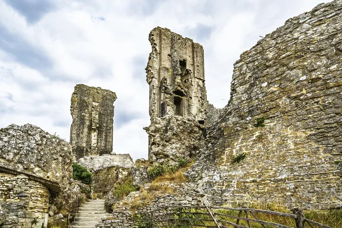 Gerahmter Druck : Ruinen von Corfe Castle, Wareham Gerahmter Druck : Ruinen von Corfe Castle, Wareham