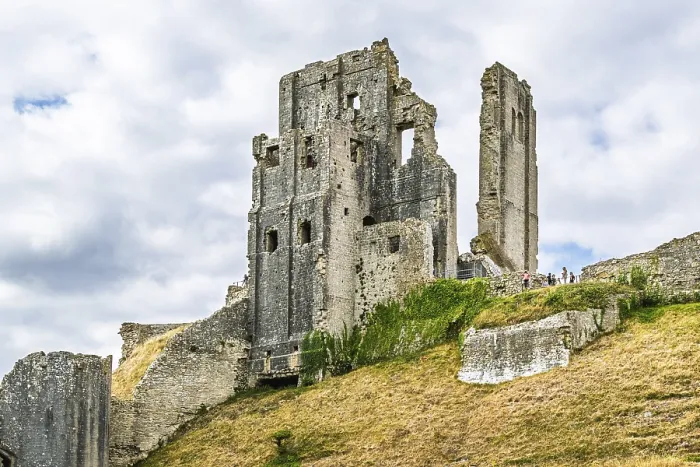 Gerahmter Druck : Ruinen von Corfe Castle, Wareham Gerahmter Druck : Ruinen von Corfe Castle, Wareham