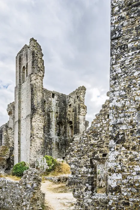 Gerahmter Druck : Ruinen von Corfe Castle, Wareham Gerahmter Druck : Ruinen von Corfe Castle, Wareham