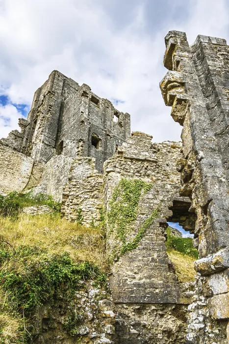 Gerahmter Druck : Ruinen von Corfe Castle, Wareham Gerahmter Druck : Ruinen von Corfe Castle, Wareham