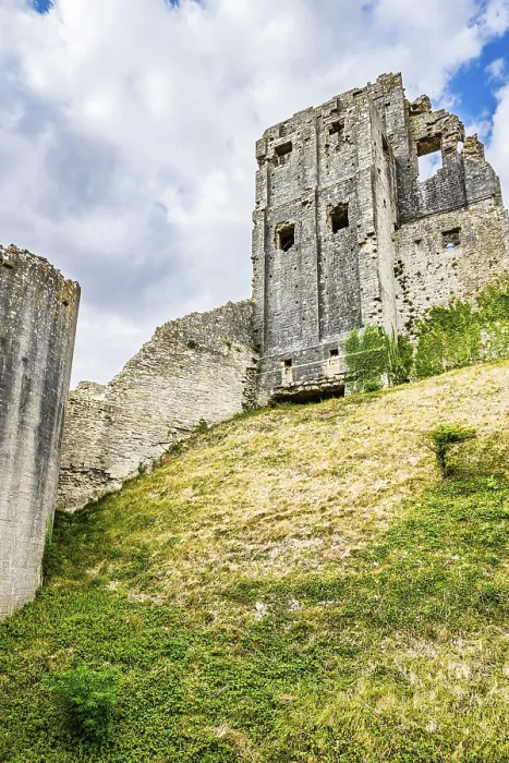 Gerahmter Druck : Ruinen von Corfe Castle, Wareham Gerahmter Druck : Ruinen von Corfe Castle, Wareham