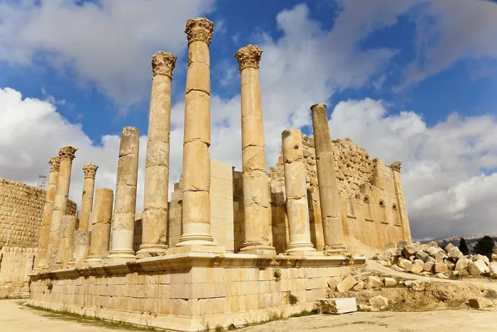 Gerahmter Druck : Ruinen von Jerash, Jordanien Gerahmter Druck : Ruinen von Jerash, Jordanien