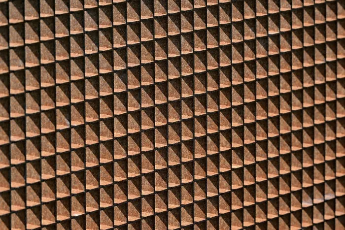 Gerahmter Druck : Rostiger Raster, Hintergrundbild. Gerahmter Druck : Rostiger Raster, Hintergrundbild.