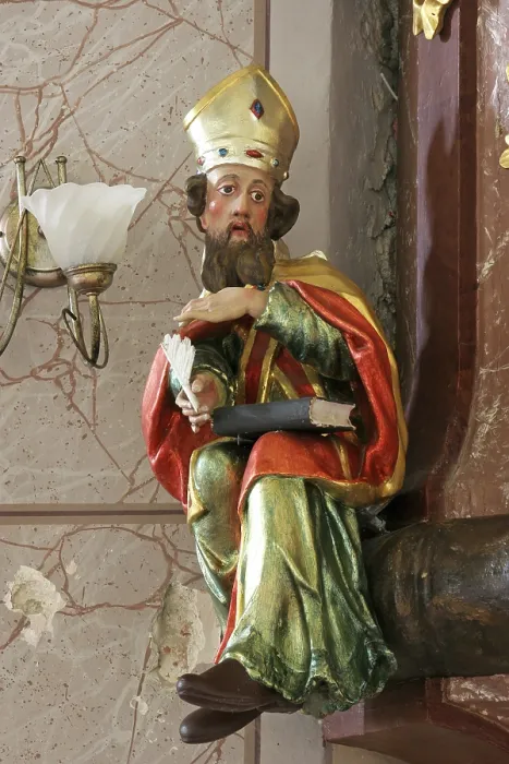Gerahmter Druck : Heiliger Ambrosius Gerahmter Druck : Heiliger Ambrosius