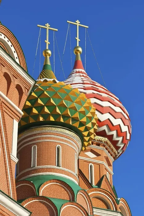 Gerahmter Druck : Sankt-Basilius-Kathedrale am Roten Platz.
