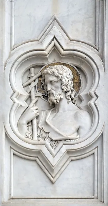 Gerahmter Druck : Heiliger Johannes der Täufer