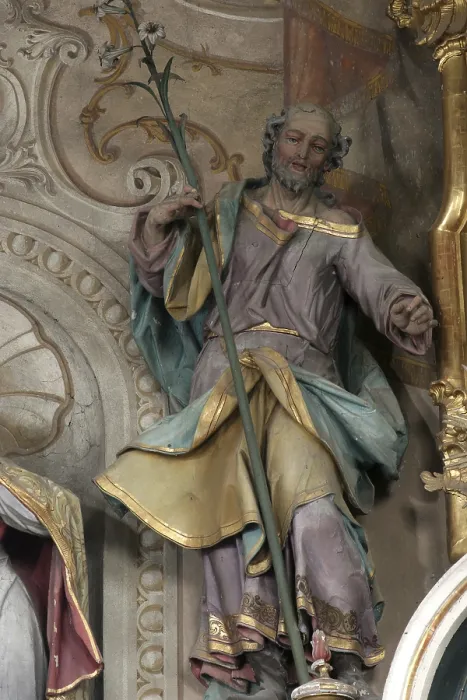 Gerahmter Druck : Heiliger Joseph