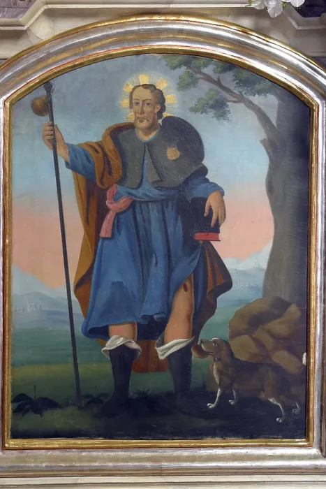 Gerahmter Druck : Heiliger Rochus Gerahmter Druck : Heiliger Rochus
