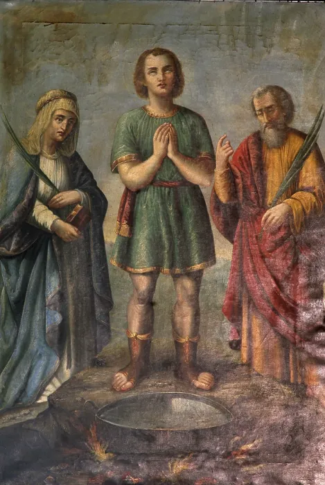 Gerahmter Druck : Heiliger Vitus Gerahmter Druck : Heiliger Vitus