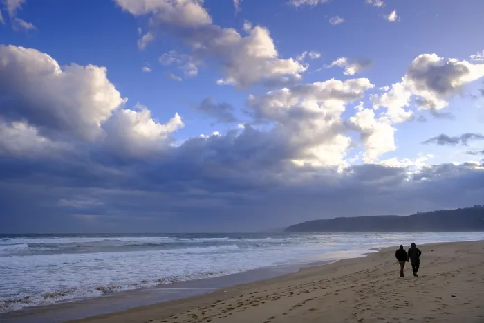 Gerahmter Druck : Salinas Beach, dunkle Wolken, Sturm. Gerahmter Druck : Salinas Beach, dunkle Wolken, Sturm.